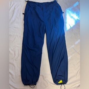 GAP Fleece-Lined Snow Pants Men’s Medium (32–34)Blue/Neon Yellow Vintage Outdoor
